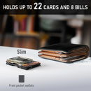Lenvoten Upgraded Hinged Minimalist Wallet for Men, RFID Blocking Wallet - Shine Court — 2