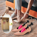 Eachway Pair of Professional 2-Way Premium Shoe Stretcher Tough Plastic Shoe Trees, Adjustable Length & Width Durable Shoe Shaper for Men and Women (Large) | rose — 7