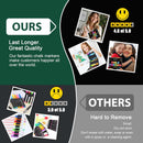 SILENART Liquid Chalk Markers - 8 Vibrant Colors - Chalkboard Markers for Blackboard Glass Window Car Dry Erase Board Acrylic Calendar Board Whiteboard- Wet Erase | Multicolor | 3mm Tip - 8 Pack — 5