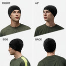 QINGLONGLIN Cooling Skull Cap Sweat Wicking Breathable for Men Women 3 Pack - Black + Grey + Blue — 6