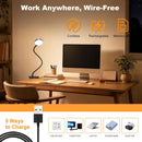 Rechargeable Clip on Light for Bed, 61 LED Cordless Reading Lamp with 3 Color Modes & 10 Brightness Levels, Portable… — 7