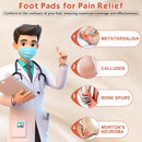 30 Pcs Metatarsal Foot Pads Ball of Foot Cushions, 0.28" Thick Felt 3