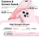 GolbinBox Magnetic for iPhone 16 Pro Max Case, Silicone Cover, Chalk Pink — 5