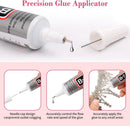cridoz B7000 Jewelry Glue for Rhinestones,10Pack Flexible Super Glue Gel with Precision Tip Multi Function Clear Gem… — 5