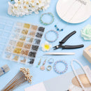 Acejoz 2165 Pcs Crimp Beads for Jewelry Making, Incliding Crimp Bead Covers, Crimp Tubes, Knot Covers, Jump… — 7