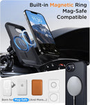 Temdan Magnetic Compatible with iPhone 17e Case & iPhone 16e Case,[Built-in Invisible Kickstand][Compatible with MagSafe][Military Grade Shockproof] Slim Translucent Matte Case for iPhone 16e/17e 6.1" — 5