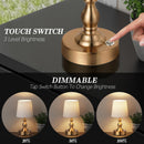 PARTPHONER Mini Cordless LED Table Lamp, 5200mAh Rechargeable Battery Operated Lamp, 3-Level Brightness, Touch… — 2