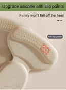 Heel Pads Inserts Grips for Shoe Slipping, 4 Pairs,Filler Improved Shoe Fit and Comfort Heel Protectors, Heel Cushions, Shoe Inserts for Loose Shoes. (Beige, T-Shaped) — 5
