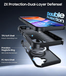 Magnetic for iPhone 16 Case Rugged Dual-Layer Shockproof Black photo 3