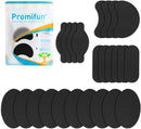 Promifun Moleskin Strips with Adhesive Blister Prevention Pads,Black 24 Pcs | 24 Sheets (Pack of 1) — 1