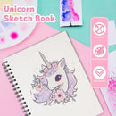 conda 8.5 x 11 Inch Sketchbook, Top Spiral Bound Sketch Pad, 100 Sheets (68 lb/100 GSM), Durable Acid-Free Sketch Paper, Drawing and Sketching Paper for Kids Adult Beginners | 8.5"x11" 1 Pack | Pink — 7