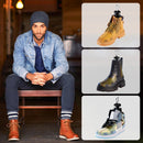 Shoe Stretcher Men, Women Leather Boot Stretcher for Wide Feets, Shoe Tree Adjustable Boot Widener Stretcher | yellow — 7