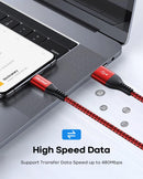 USB C Cable 10 ft 3Pack, Extra Long USB A to USB C Cable 10ft Braided Type C Fast Charging Cord for Samsung Galaxy S20 S21 S22 S23 S24 Ultra 5G S10 S9, A20 A51 A52 A72, iPhone 15 Series, PS5, Switch 5