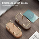 muso wood Cherry Business Card Holder for Desk, 1 Pack — 4