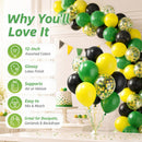 Green and Yellow Tractor Balloons, 50Pcs 12 Inch Confetti Sport Balloons | Green Yellow — 2