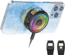 Black Shark FunCooler 5 Magnetic Cell Phone Cooler for Gaming, Portable Mobile Phone Cooling Fan with RGB Light, Cellphone Radiator for iPhone Magnetic Series/Android/Tablet/iPad (Black) photo 4