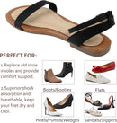 (2 Pairs) Pigskin Non-Slip High Heel Cushion Inserts Arch Support, Shock & Sweat Absorption, Adhesive Shoe Insoles for Dress Shoes Flats Boots Sandals Relief Blister Callus Pain, Fits Women 5-8 Size — 5