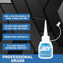 JET GLUE Instant Clear Multipurpose CA Glue 1/2 oz — 2
