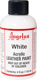 Angelus Acrylic Leather Paint, 4 oz., White — 1