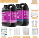 Puduo Epoxy Resin Kit 1.1Gallon, Newly Formulated Crystal Clear Epoxy Resin — 6