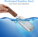 Professional Pedicure Foot File, Colossal Stainless Steel Detachable Foot Scrubber, Hard Skin Removers Pedicure Rasp for Wet and Dry Feet — 6