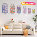 GOTIDEAL Canvas for Painting, 14 Pcs Muti Pack Stretched Painting Canvas | White | Multi Pack-14 Pcs — 3