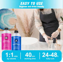 Teexpert Epoxy Resin Crystal Clear: 64OZ Epoxy Resin kit Fast Curing Heat Resistant for Casting Coating Art DIY… — 5