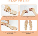 3/4 High Heel Cushion Insoles, Self-Adhesive Arch Support Inserts for Flat Feet and Arch Pain Relief, Gel Shoe Inserts for Sandal, Flats and High Heels (2 Pairs, Transparent, Women's 5-8.5) — 6