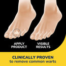 Dr. Scholl’s Clear Away Wart Remover Hydrogel Bandages for Fingers and Toes - Clinically Proven Effective Wart Removal and Cushioning Pain Relief, Comfortable Multi-Day Coverage Patches — 3