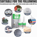 2 PCS Oily Glue Welding High-Strength Oily Glue All Purpose Multipurpose Super Glue for Metal & Wood Ceramics, Wood — 5