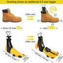 Boot Shoe Stretcher for Men, Shoe Tree Expander Women Stretch Width & Length, Adjustable Unisex Boot Wide Feet. | yellow — 5