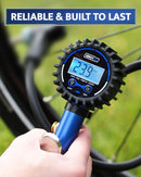 Presta Valve Air Chuck – Digital Bike Tire Inflator with Pressure Gauge – Schrader to Presta Valve Adapter for Air Compressor — 7