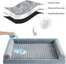 BFPETHOME Orthopedic Washable Large Dog Bed for Senior Dog Comfy Sleep