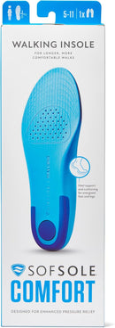 Sof Sole Walking Insoles for Men and Women – Cobra Heel Wrap Stability, Targeted Heel Cushioning, Breathable Top Cover, Trim-to-Fit, Medium Profile – Comfort Insoles for Walking and Reducing Fatigue 2