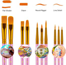 Artstorys Paint Brushes Set, 20 Pcs Acrylic Oil Watercolor Painting Brushes | Pink — 2