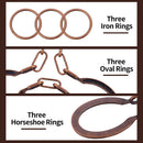 Brain Teaser Puzzles - Metal Horseshoe Cast Puzzle Game — 4