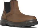 Danner Ground Control Chelsea Men's Full Grain Leather Waterproof Steel Toe Chelsea Work Boots, Slip Resistant Pull-On - Brown — 1