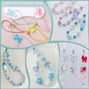 210-270PCS Assorted Acrylic Bead Charms,Cute Beads for Bracelet 4 Colors A — 6