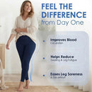 ABSOLUTE SUPPORT Women Compression Leggings 20-30mmHg, Navy, 2X-Large | XX-Large — 3