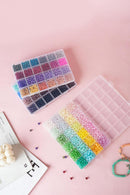 REVKI 72 Colors 6mm Glass Beads for Jewelry Making,3000PCS+ Round Crystal Glass Beads Bracelet Making Kit with… — 4