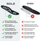 SOLE Active Thick Insoles - Custom Moldable, Multiple Sizes - Met Pads — 4
