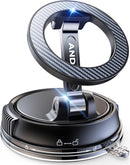 Compact Foldable Car Phone Holder for Magsafe [78+LBS Strongest Suction & 2400gf Strongest Magnetic] 360° Adjustable Car Phone Mount, Phone Holders for Your Car for iPhone 18-12 Pro Max (Carbon Fiber) photo 1