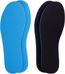 Amitataha 2 Pairs Breathable Insoles, Super-Soft, Sweat-Absorbent, Double-Colored and Double-Layered Shoe Inserts of Foam that Fit in Any Shoes (Blue/Black, 9.5-12 Women/8-9 Men) — 1