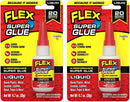 Flex Super Glue Liquid Instant Bond Adhesive, Clear, 20g Bottle, 2-Pack — 1