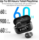 TOZO NC9 Hybrid Active Noise Cancelling Wireless Earbuds, 60H, LED Display photo 4