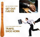 WLMALL Wooden Shoe Horn 13 Inch | 1 Piece — 5
