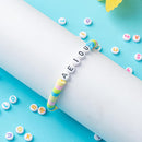 1400pcs Letter Beads, 4x7 mm Acrylic Alphabet Beads, Beads for Jewelry and Bracelet Making, in 28 Grid Box (White… — 5