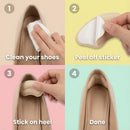 Heel Pads for Shoes Too Big (4-Pairs), Women Men Anti-Slip Heel Grips & Cushions, Adhesive Heel Inserts & Protectors for Boots Loafers Sneakers Flats | Fix Loose Shoes & Prevent Blisters — 5