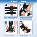 Plantar Fasciitis Night Splint-Upgrade 3 Adjustable Planter Facetious Relief Brace,Plantar Fasciitis Relief Women Men Straps,Support Relief Foot Drop Achilles Tendonitis Day Night(Black-1PC) — 3