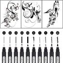 PANDAFLY Calligraphy Pens for Writing, 10 Size, Hand Lettering Pens — 3